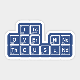 Periodic 9000 Sticker